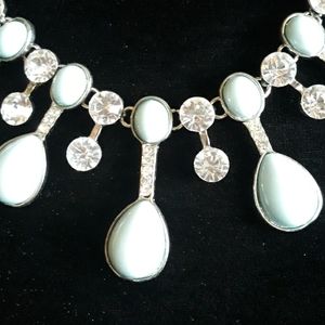 Baby Blue Statement Necklace 💎‎